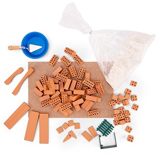 Building set - small cottage - 85 pieces
